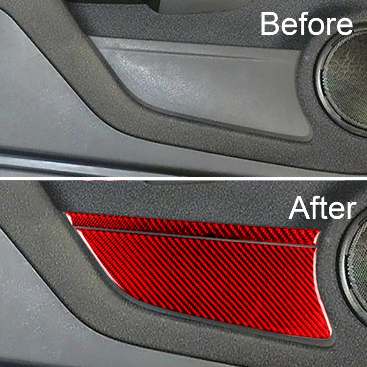 For 2011-2015 Mercedes-Benz Smart Fortwo 4pcs /Set Door Storage Box Stickers(Black) - Image 6