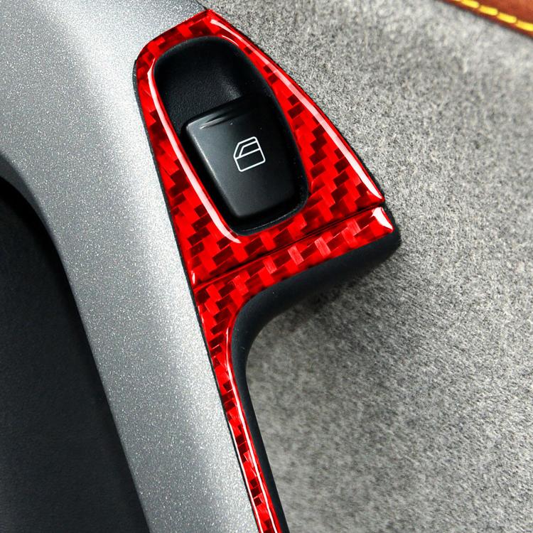 For 2011-2015 Mercedes-Benz Smart Left-Hand Drive 4pcs /Set Type A Door Lift Stickers(Red) - Image 7