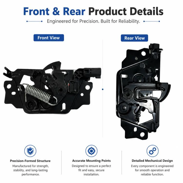 For 2017-2020 Tesla Model 3 / S / X Hood Lock Block 1033011-00-G - Image 3