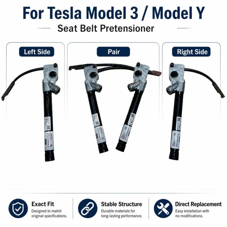 For 2017-2023 Tesla Model 3 / Y Seat Retention Pretensioners 1090324 / 1090322(Left) - Image 4