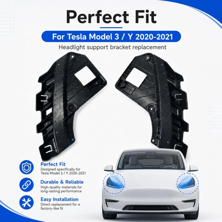 For 2020-2021 Tesla Model 3 / Y Headlight Bracket 1514952-00-B 1514953B(Right) - Image 5