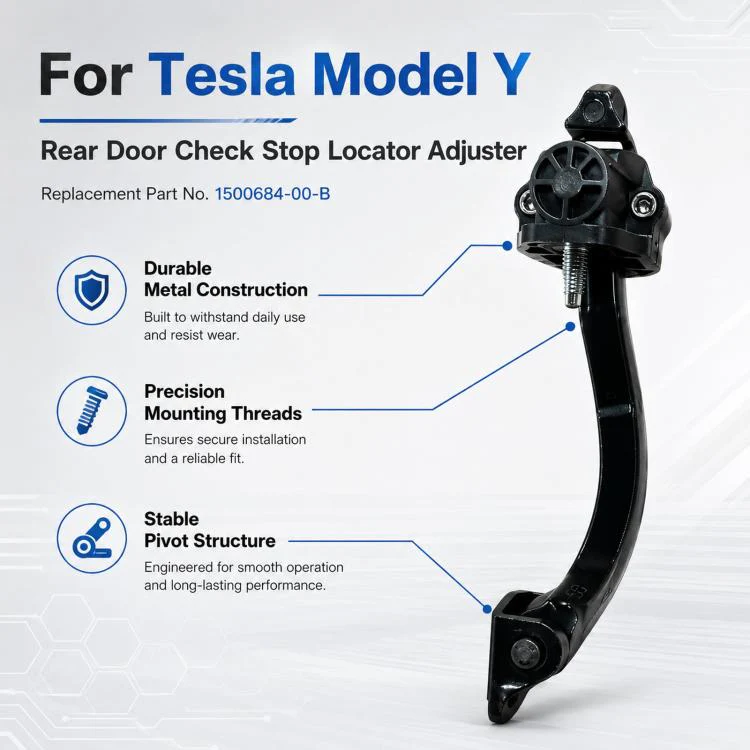 For 2020-2025 Tesla Model Y Rear Door Limiter 1500684-00-B - Image 2