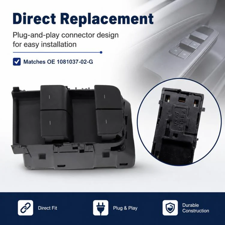 For 2021-2023 Tesla Model 3 / Y Driver Window Lift Switch 1081037-02-G, Specification: With Wiring - Image 3