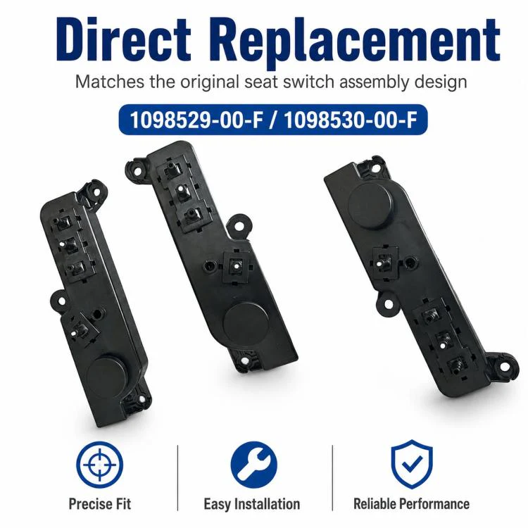 For 2021-2023 Tesla Model 3 / Y Seat Adjustment Switch Assembly 1098529-00-F / 1098530-00-F(Right) - Image 4