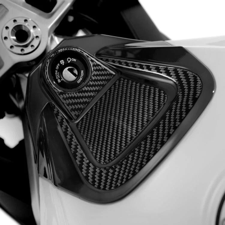 For 2021-2025 Aprilia RS 660 3pcs /Set Ignition Zone Decorative Stickers(Black)