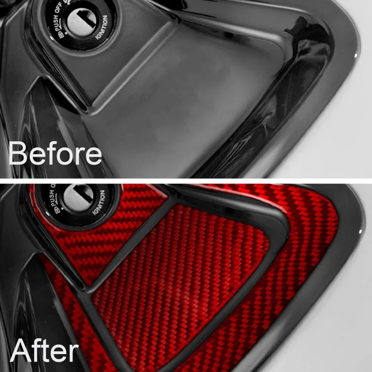 For 2021-2025 Aprilia RS 660 3pcs /Set Ignition Zone Decorative Stickers(Black) - Image 6