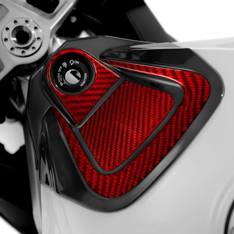For 2021-2025 Aprilia RS 660 3pcs /Set Ignition Zone Decorative Stickers(Red)
