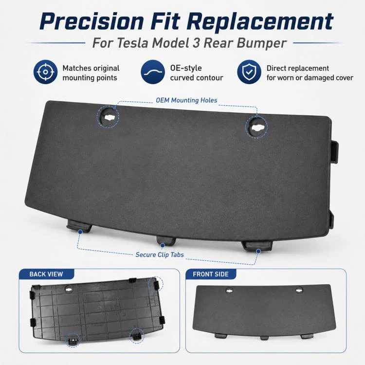 For 2023-2025 Tesla Model 3 Highland Bumper Underbody Protection Plate 1713689 - Image 3