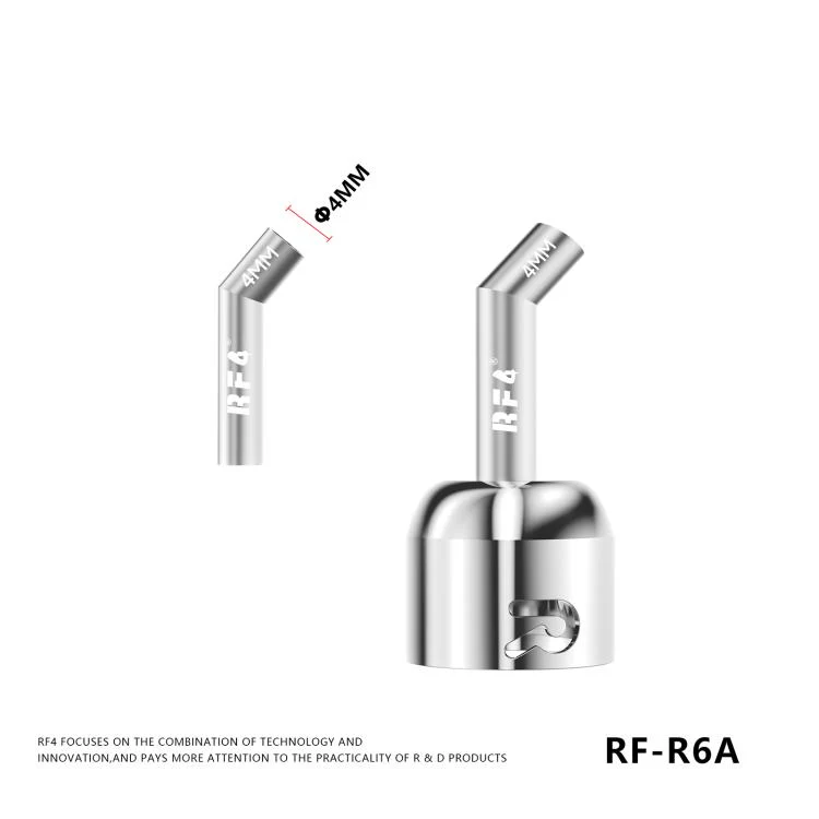 For 861DW / 861Pro Hot Air Gun Rework Station RF4 RF-R6A Angled Air Gun Nozzle Kit Set - Image 3