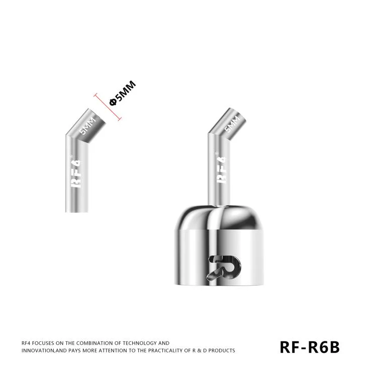 For 861DW / 861Pro Hot Air Gun Rework Station RF4 RF-R6B Angled Air Gun Nozzle Kit Set - Image 4