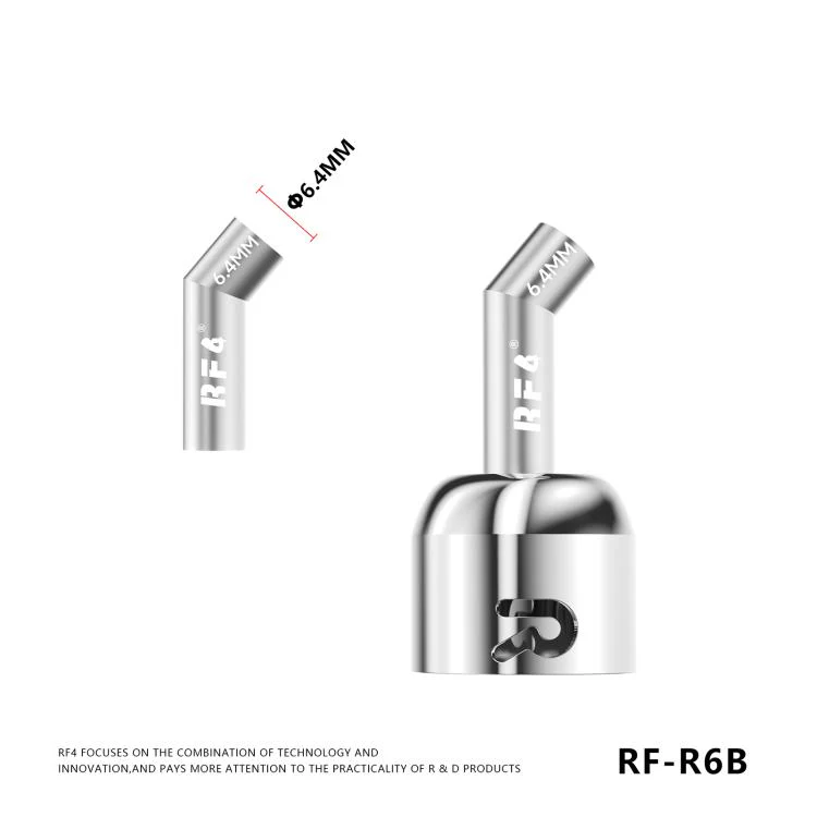 For 861DW / 861Pro Hot Air Gun Rework Station RF4 RF-R6B Angled Air Gun Nozzle Kit Set - Image 5