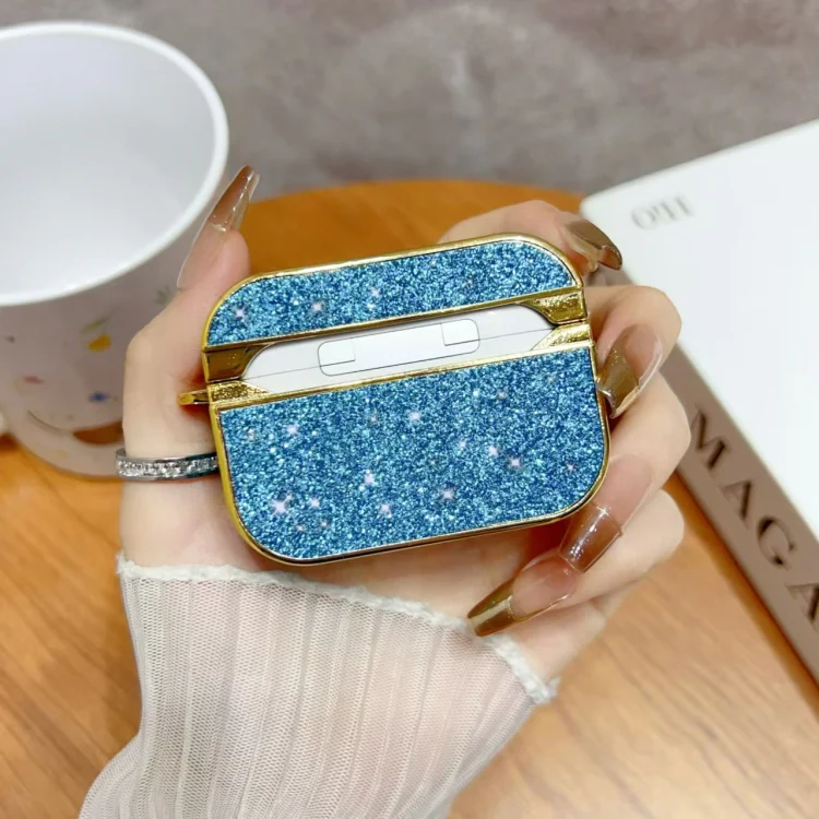 For AirPods 3 Glitter Wireless Earbuds Box Protective Case(White) - Image 3