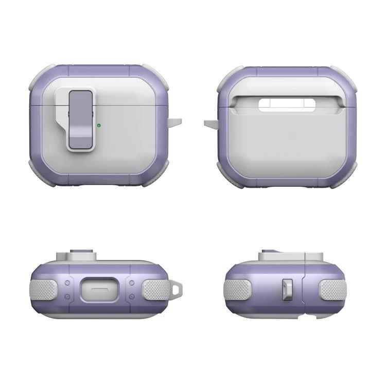 For AirPods 3 Starship Wireless Earphones Case with Magnetic Switch(White) - Image 3
