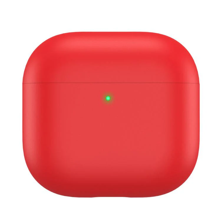 For AirPods 4 AhaStyle WG172 Shockproof Dustproof Silicone Earphone Case(Red)