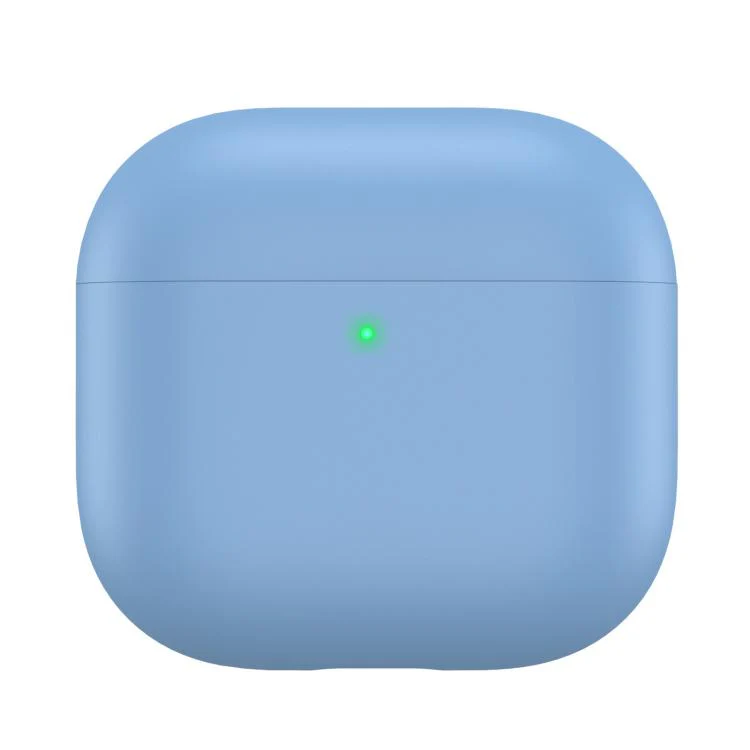 For AirPods 4 AhaStyle WG172 Shockproof Dustproof Silicone Earphone Case(Sky Blue)