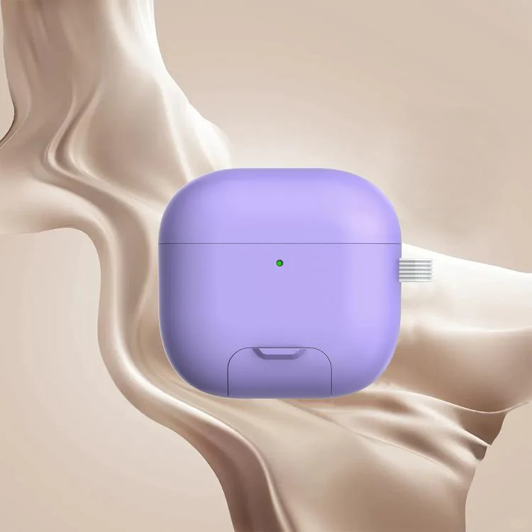 For AirPods 4 ANC Galaxy Dual Magnetic Earphone Protective Case(Purple)