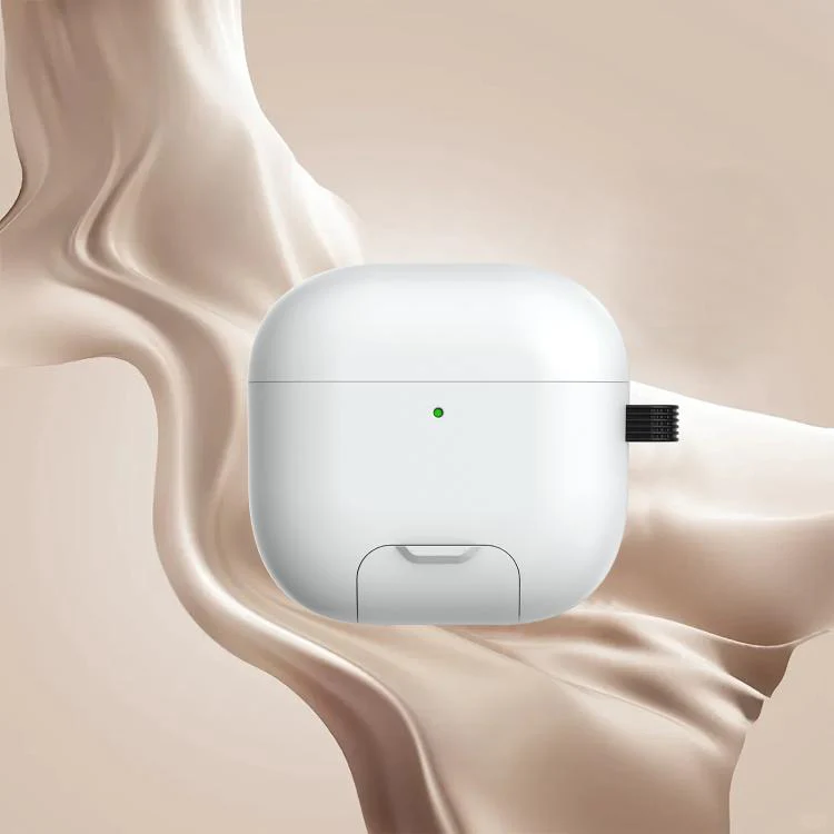 For AirPods 4 ANC Galaxy Dual Magnetic Earphone Protective Case(White Black)