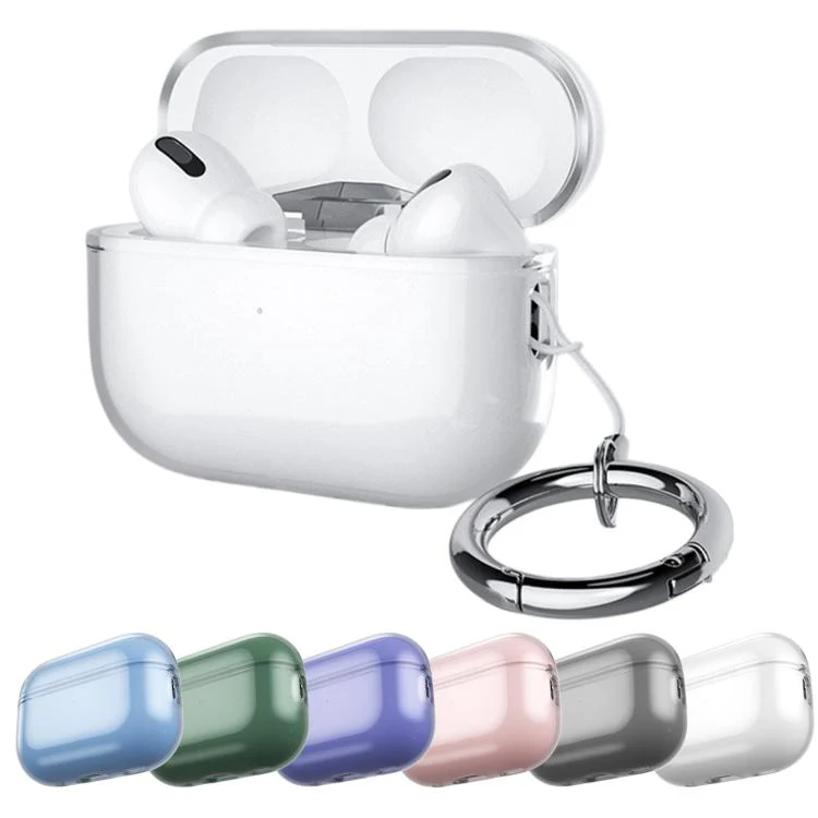 For Airpods Pro 2 Precision-Cut Full-Coverage Shockproof Solid-Color Soft Protective Cover(Blue) - Image 6