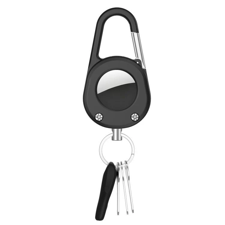 For AirTag 2nd Gen / 1st Gen XDcase Outdoor Carabiner Keychain Waterproof Protective Case(Black) - Image 2