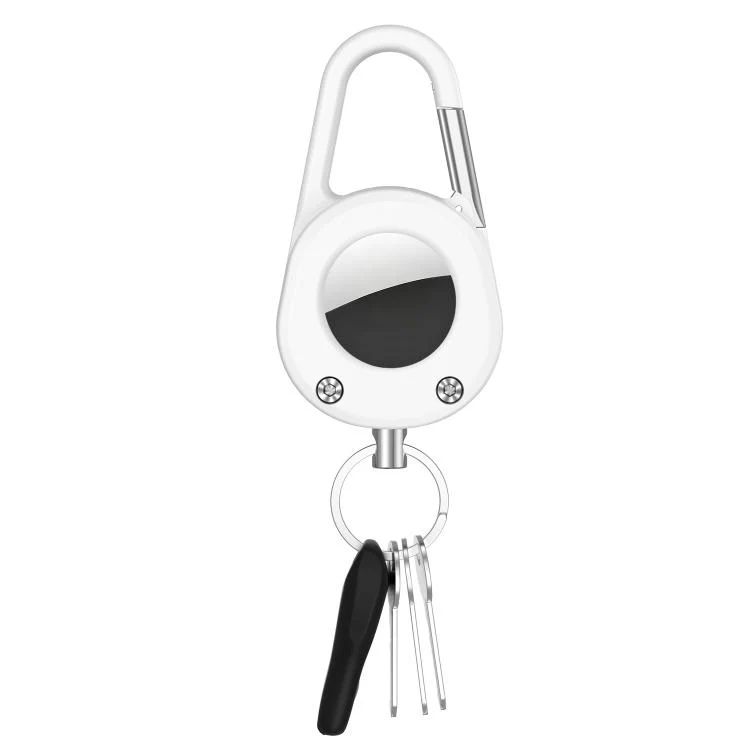 For AirTag 2nd Gen / 1st Gen XDcase Outdoor Carabiner Keychain Waterproof Protective Case(White) - Image 2