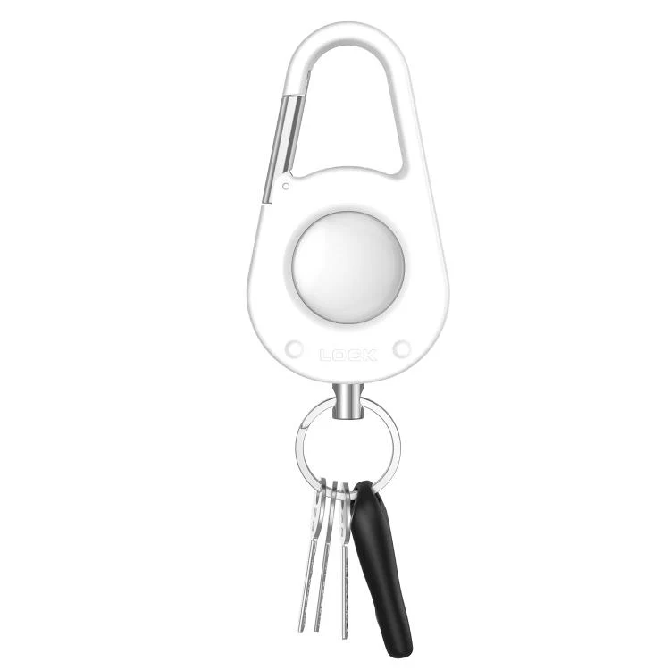 For AirTag 2nd Gen / 1st Gen XDcase Outdoor Carabiner Keychain Waterproof Protective Case(White) - Image 3