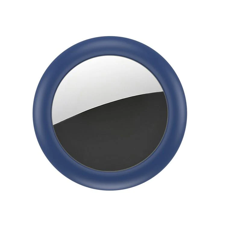 For AirTag 2nd Gen / 1st Gen XDcase Silicone Waterproof Protective Case with Pin(Blue) - Image 2
