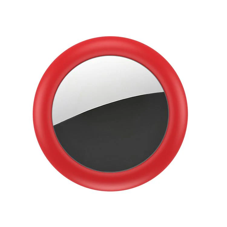 For AirTag 2nd Gen / 1st Gen XDcase Silicone Waterproof Protective Case with Pin(Red) - Image 2