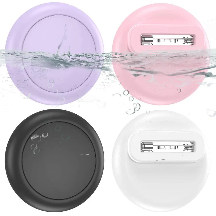 For AirTag 2nd Gen / 1st Gen XDcase Silicone Waterproof Protective Case with Pin(White) - Image 4