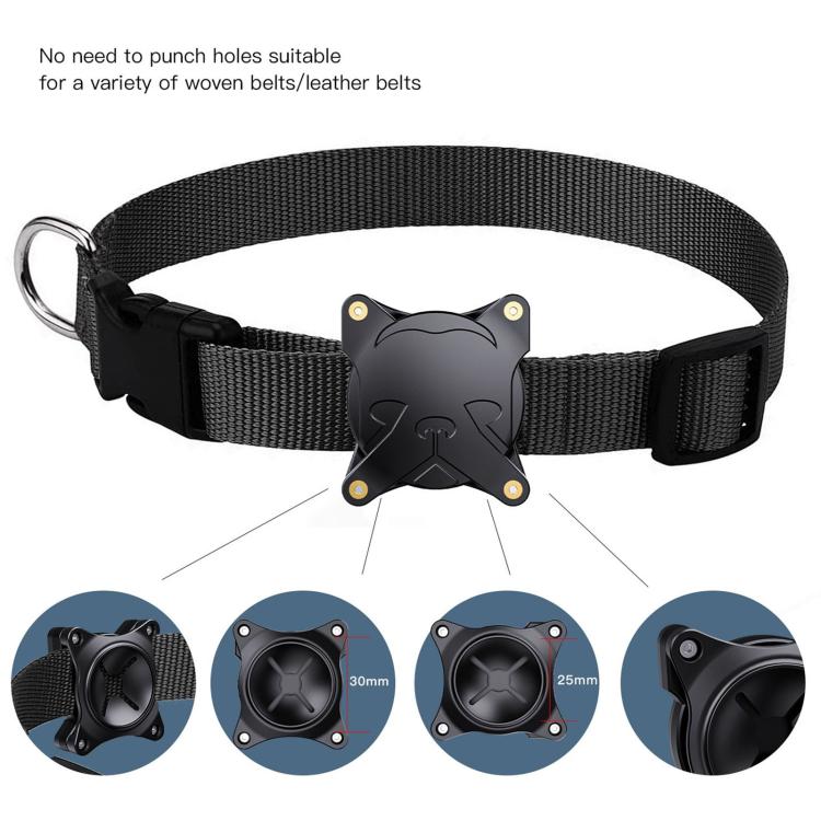 For AirTag 2nd Gen / AirTag 1st Gen Pet Cat and Dog Waterproof Protective Cover(Black) - Image 4