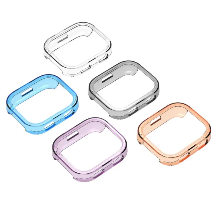 For Amazfit Bip Max Candy Color Half Coverage Hollow TPU Watch Protective Case(Transparent Orange) - Image 5