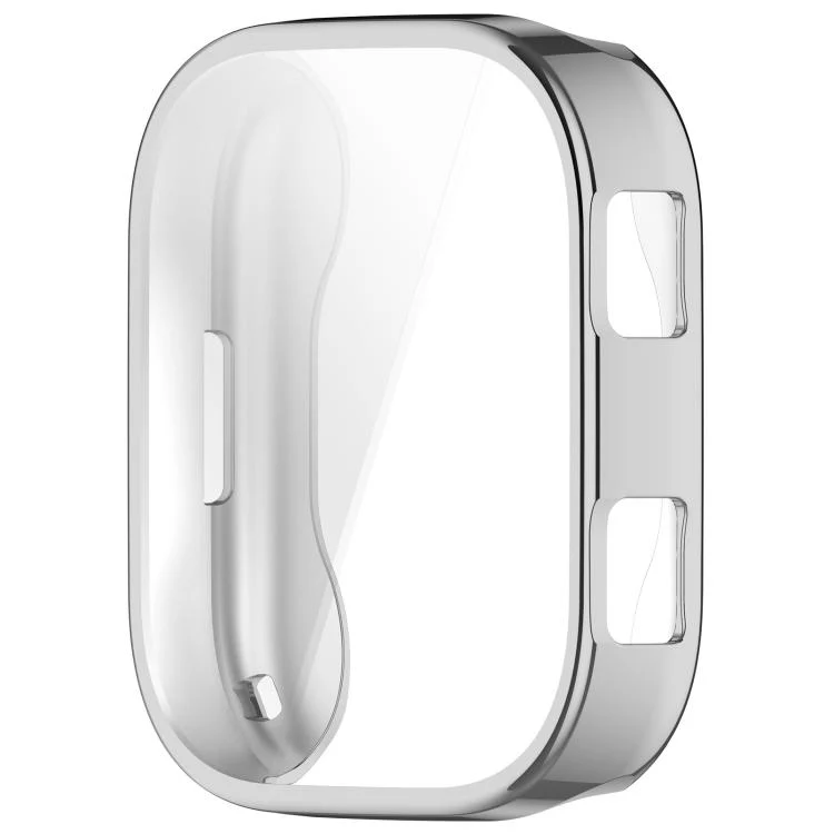 For Amazfit Bip Max Electroplated TPU Full Coverage Watch Protective Case(Silver) - Image 4