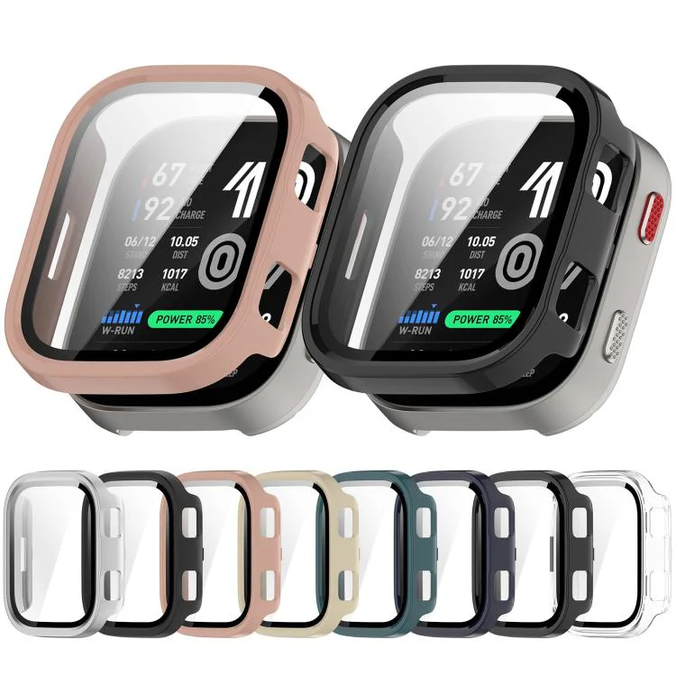 For Amazfit Bip Max Tempered Film Integrated PC Watch Protective Case(Black) - Image 6