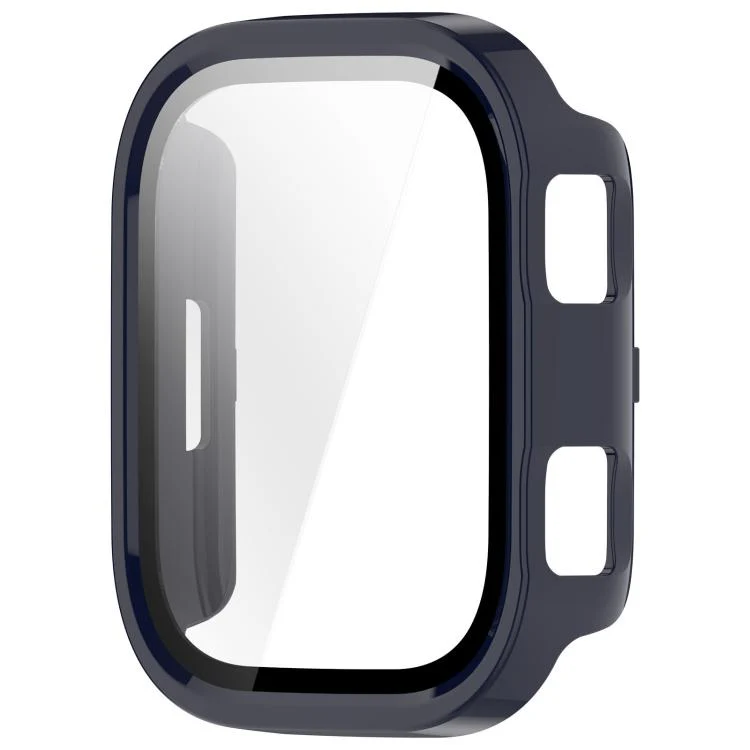 For Amazfit Bip Max Tempered Film Integrated PC Watch Protective Case(Ink Blue) - Image 3
