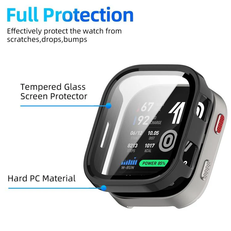 For Amazfit Bip Max xDfind Film Integrated PC Watch Protective Case(Black) - Image 5