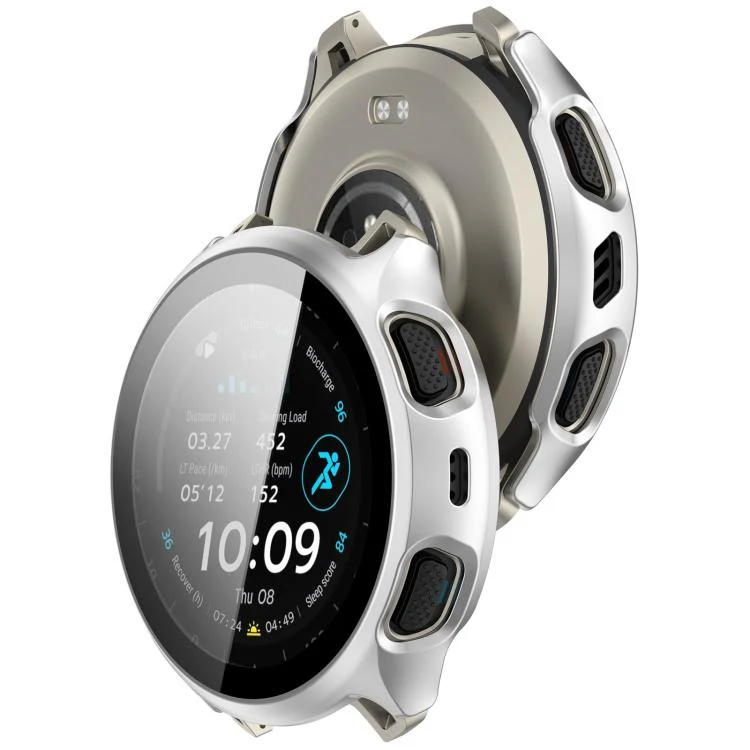 For Amazfit Cheetah 2 Pro  / Cheetah 2 Ultra Tempered Film Integrated PC Watch Protective Case(Matte Silver) - Image 3