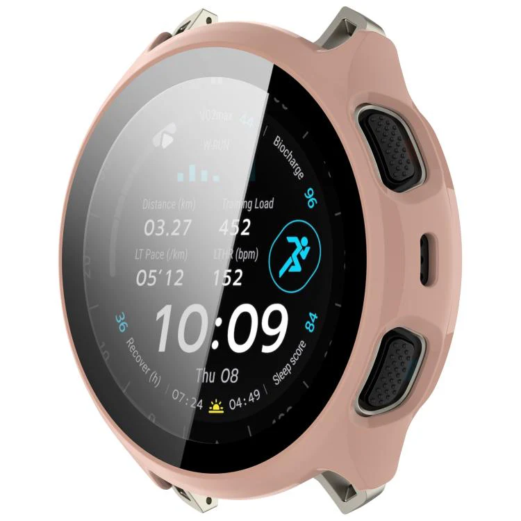 For Amazfit Cheetah 2 Pro / Cheetah 2 Ultra Tempered Film Integrated PC Watch Protective Case(Pink) - Image 2