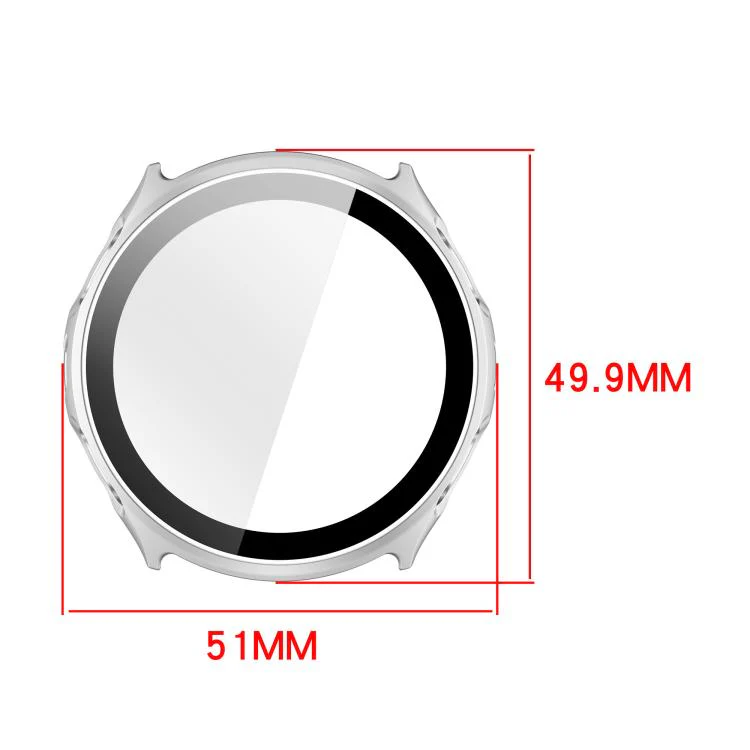 For Amazfit Cheetah 2 Pro  / Cheetah 2 Ultra Tempered Film Integrated PC Watch Protective Case(Transparent) - Image 7