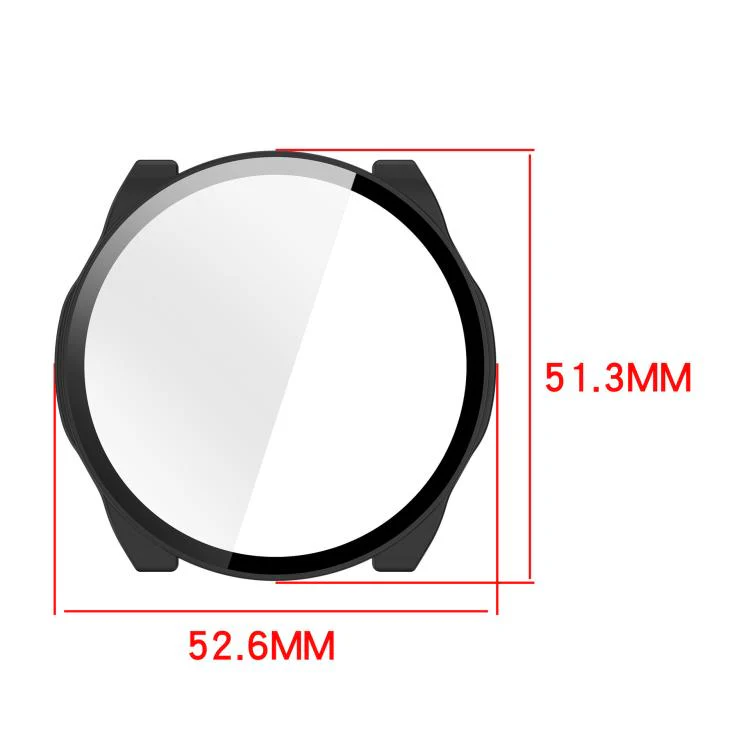 For Amazfit Cheetah 2 Ultra Tempered Glass Film Integrated PC Watch Protective Case(Brushed Titanium) - Image 8