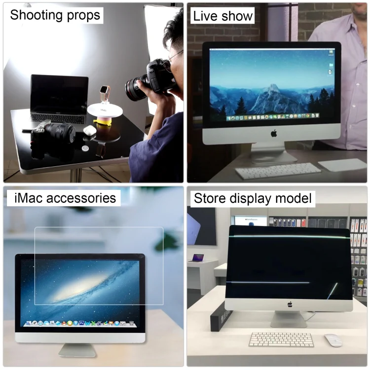 For Apple iMac 24 inch Black Screen Non-Working Fake Dummy Display Model(Silver) - Image 8