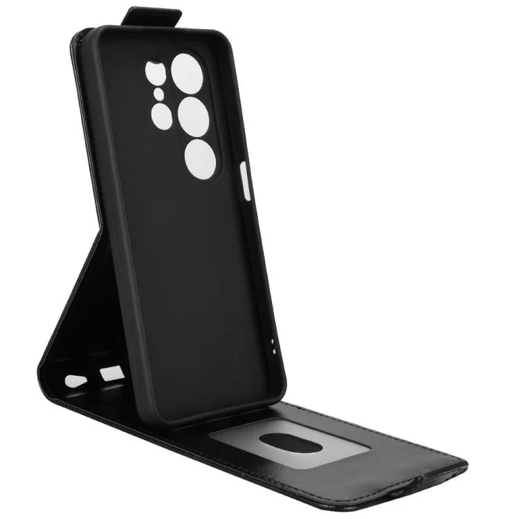 For Blackview Wave 10 Magnetic Vertical Flip Leather Phone Case with Buckle(Black) - Image 3