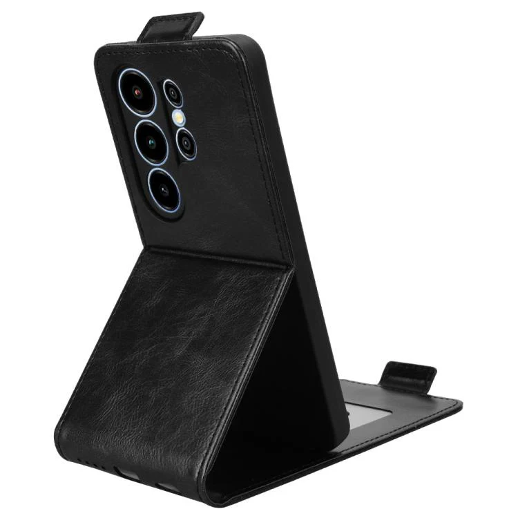 For Blackview Wave 10 Magnetic Vertical Flip Leather Phone Case with Buckle(Black) - Image 4
