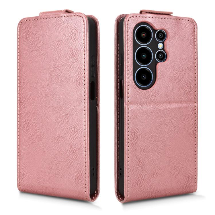 For Blackview Wave 10 Magnetic Vertical Flip Leather Phone Case with Buckle(Rose Gold) - Image 2