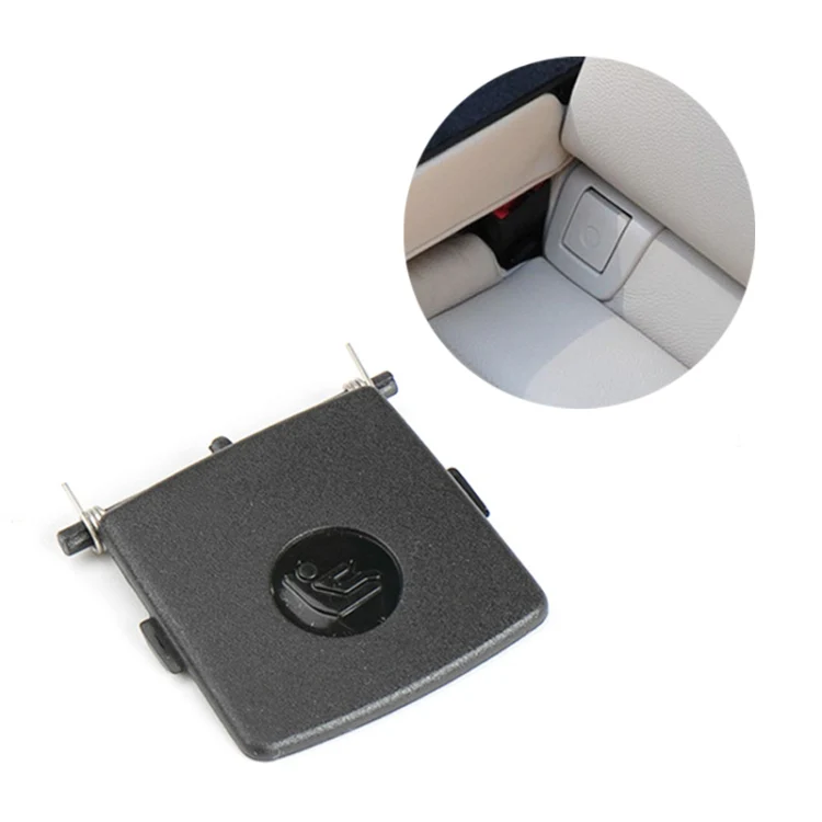 For BMW 3 Series E92 Left Driving Car Child Safety Seat Isofix Switch Cover 5220 6970 744-1(Black)