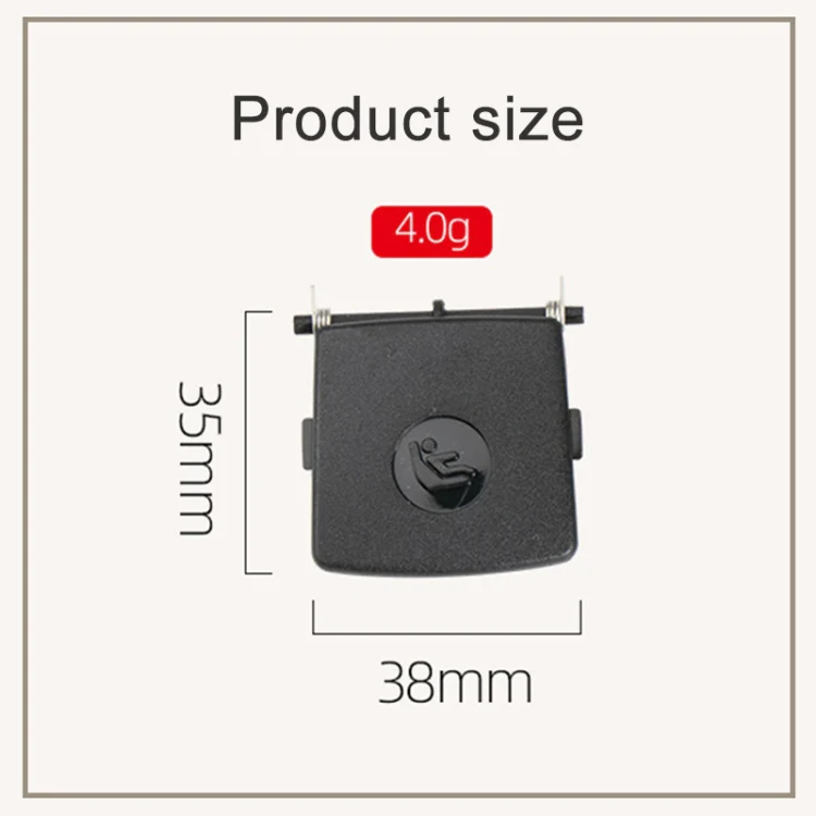 For BMW 3 Series E92 Left Driving Car Child Safety Seat Isofix Switch Cover 5220 6970 744-1(Black) - Image 3