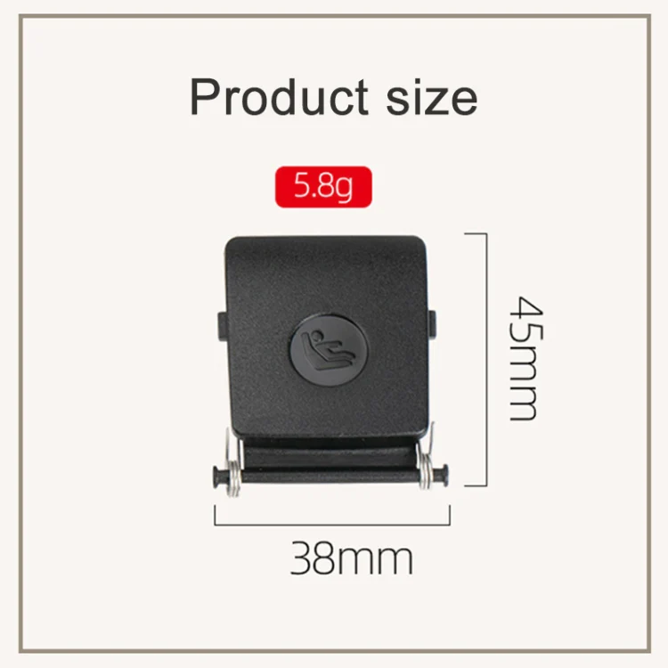 For BMW 3 Series E93 Left Driving Car Child Safety Seat Isofix Switch Cover 5220 9112 423-1(Black) - Image 3