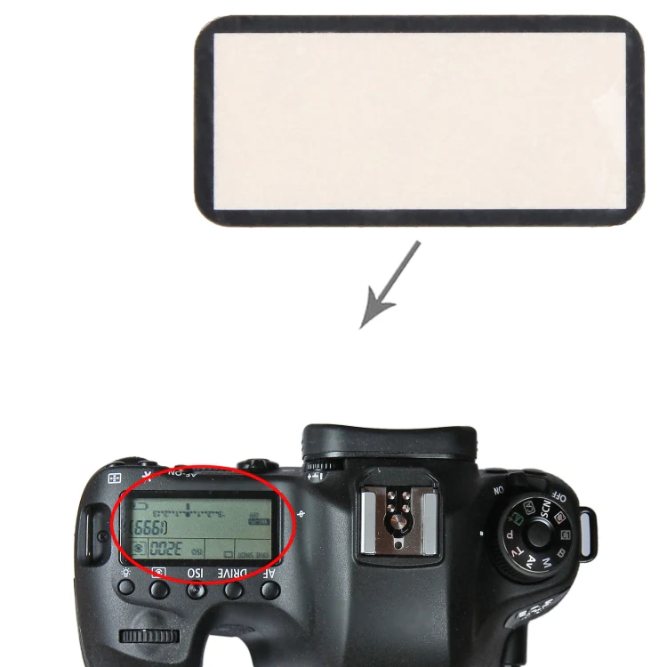 For Canon EOS 6D Top Cover Shoulder LCD Outer Lens - Image 5
