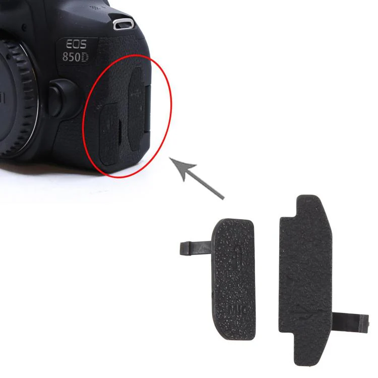For Canon EOS 850D 2 in 1 USB Cover Cap - Image 5