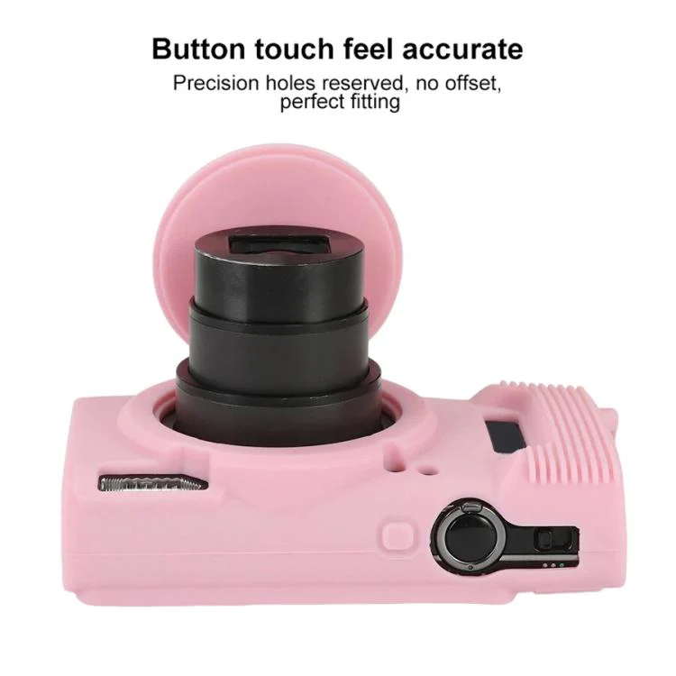 For Canon PowerShot ELPH 360 HS / IXY 650 Soft Silicone Camera Protective Case(Pink) - Image 5