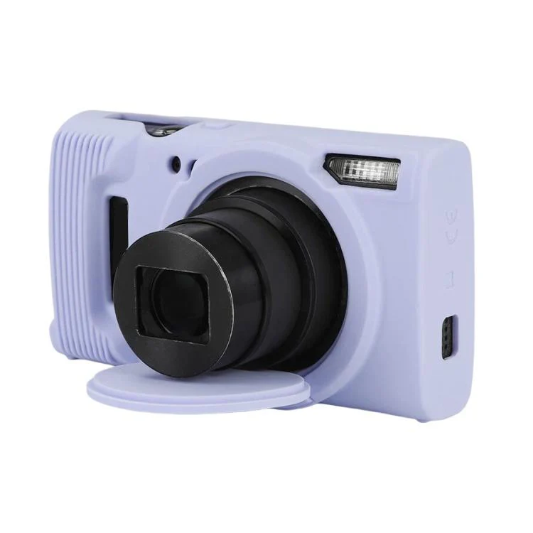 For Canon PowerShot ELPH 360 HS / IXY 650 Soft Silicone Camera Protective Case(Purple)