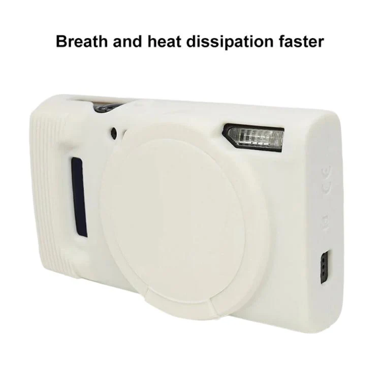For Canon PowerShot ELPH 360 HS / IXY 650 Soft Silicone Camera Protective Case(White) - Image 6